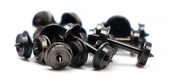 Metal Wheelsets -- 33′ Diameter, .537 Axle Length for MTL Trucks - 100 Axles, N, Intermountain Railway Company 60057