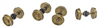 ROCO/Model Power RF-16 Nickel Silver Wheelsets -- HO 40′/110, HO, Northwest Short Line 25806