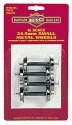 Metal Wheel Set -- Small - 1′ 24.5mm pkg(4), G, Bachmann Industries 92422