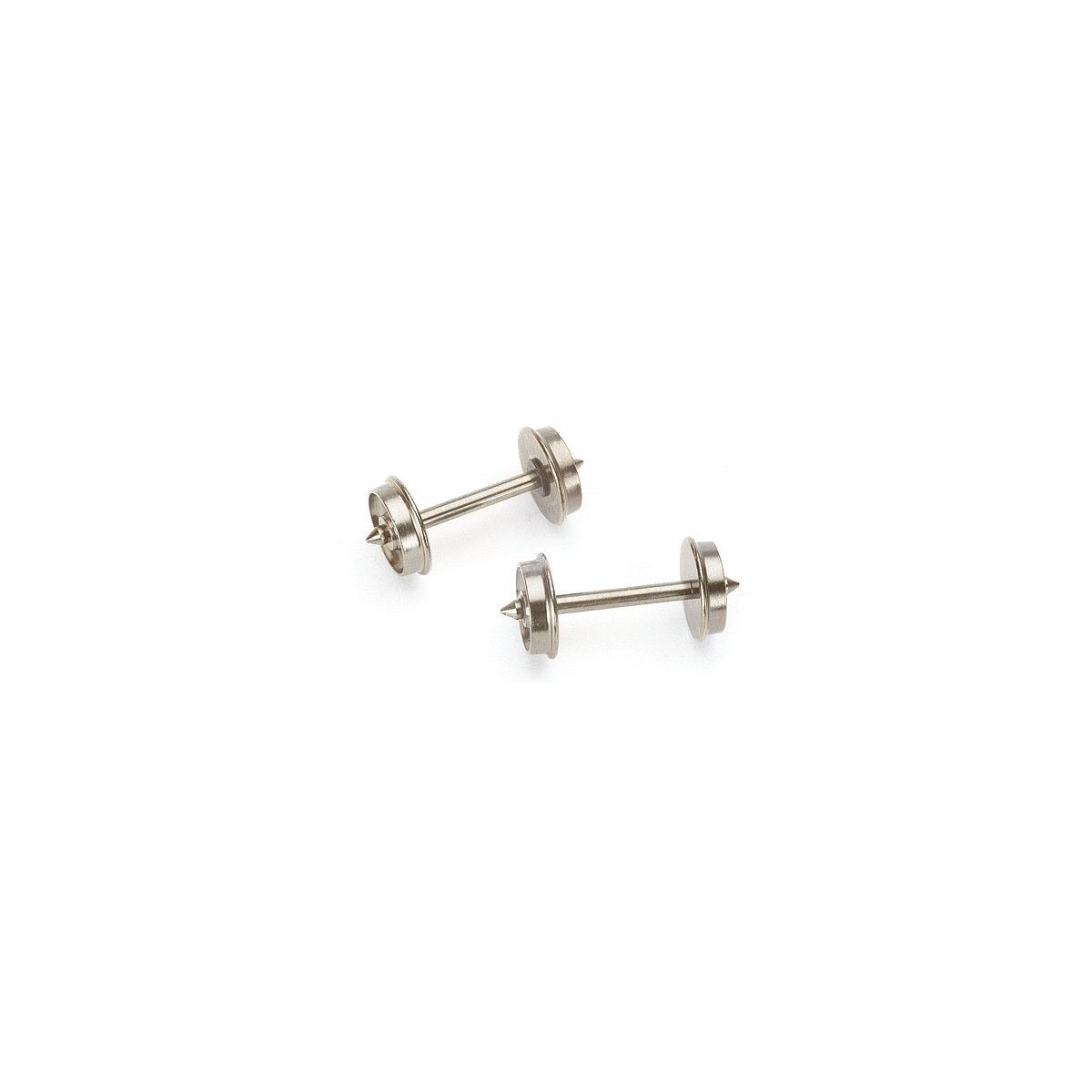 Flat-Back Wheelsets - E-Z Track(R) -- 33′ pkg(12), HO, Bachmann Industries 42904