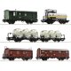 Goods train -- Gterzug -- 5-piece set - DB - HO - Roco Fle