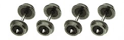 33′ Blackened Metal Wheels -- pkg(12), N, Atlas Model Railroad Co. 22020