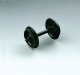 Plastic Solid Wheel Set -- pkg(2), G, LGB 67401