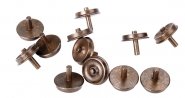Athearn Geared Diesel 3/32` Half-Axle Nickel-Silver Wheels -- 40`/110 Inside Frame, HO, Northwest Short Line 371414