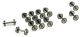 33′ High Detail Brass Insulated Wheelsets -- 12 Axles, N, Intermountain Railway Company 60070