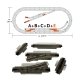 Track set E -- Gleisset E -- HO - Roco 61104