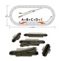 Track set E -- Gleisset E -- HO - Roco 61104
