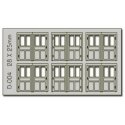 Double Unit Doors - 6 pcs 28X25mm - HO-OO - Proses D-004