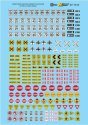 Highway Sign Decal Set -- Road & Street Signs, Oversize & Wide Load Truck Signs of th, HO, Microscale Industries Inc 871516