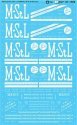 Railroad Decal Set -- Minneapolis & St. Louis MSTL 40` & 50` Boxcars, HO, Microscale Industries Inc 871509