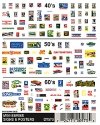 Dry Transfer Signs -- Signs/Posters, N, Woodland Scenics 573
