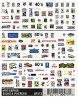 Dry Transfer Signs -- Signs/Posters, N, Woodland Scenics 573