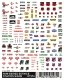 Dry Transfer Signs -- Service Station Signs, N, Woodland Scenics 574