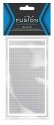 UP/CMO Style RD-4 Coal Hopper White Dashes Reflective Decal Set, HO, FUSION SCALE GRAPHICS 160005