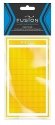 Railroad Freight Car Yellow Reflective Markings Set, O, FUSION SCALE GRAPHICS 360001
