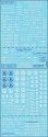 Railroad Decal Set -- Baltimore & Ohio Cabooses (Does 35 Cars), HO, Tichy Train Group 10450