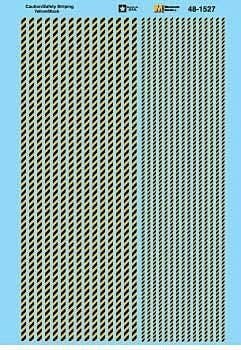 Striping Decal Set -- Caution/Safety Floor Striping (yellow, black), O, Microscale Industries Inc 481527