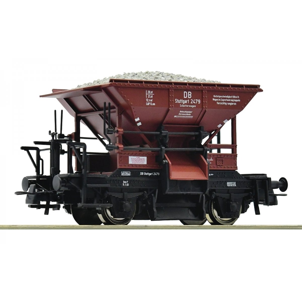 Talbot ballast hopper wagon, DB - HO - Roco 56245