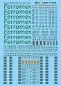 Ferrocarril Mexicano - FXE -- AutoMax Articulated Autoracks, HO, Microscale Industries Inc 871530