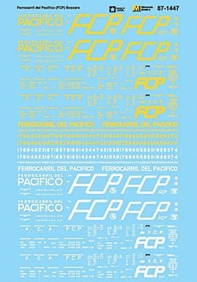 Ferrocarril Del Pacifico - FCP -- Boxcars, HO, Microscale Industries Inc 871447