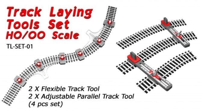 Track Laying Set - HO-OO - Proses TL-SET-01