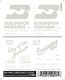 Dry Transfer Railroad Lettering Sets -- BN & CB&Q Boxcars `Way of the Zephyrs`, `Everywhere West`, HO, Woodland Scenics 607