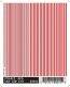 Dry Transfer Alphabet & Number Sets -- Stripes - Red 1/64, 1/32 & 1/16′, All Scales, Woodland Scenics 515