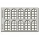 8 Pane Arched Windows 10 pcs 19X35mm - HO-OO - Proses W-007