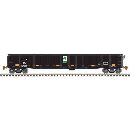 Thrall 2743 Gondola - Ready to Run - Master(R) -- CIT Group JTLX 240 (black, white), HO, Atlas Model Railroad Co. 20007412