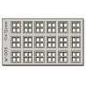 4 Pane Laser-Cut Windows - 18 pcs 11X12mm - HO-OO - Proses W-005