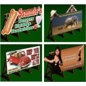 Laser-Cut Billboards Kit No-2 - 4pcs - HO-OO - Proses LS-010