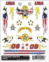 PineCar(R) Dry Transfer Decals -- Freedom Forever, All Scales, Woodland Scenics 4019