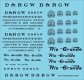 Railroad Decal Set -- Denver & Rio Grande Western Roadname Set (black), N, Tichy Train Group 10408N