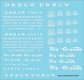 Railroad Decal Set -- Denver & Rio Grande Western Roadname Set (white), N, Tichy Train Group 10406N
