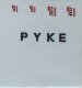 Decal Set -- For Pyke Crane (247-7015 Discontinued), HO, Custom Finishing 7815