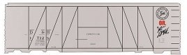 Railroad Decal Set -- Delaware & Hudson Cement Boxcar (Gray Car), HO, Tichy Train Group 10148