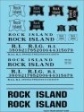 Railroad Decal Set -- Rock Island Roadname Set (black), N, Tichy Train Group 10424N