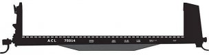 Railroad Decal Set -- Atlantic Coast Line 40′ Pulpwood Flatcar, HO, Tichy Train Group 10152