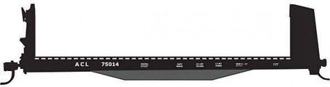 Railroad Decal Set -- Atlantic Coast Line 40′ Pulpwood Flatcar, HO, Tichy Train Group 10152