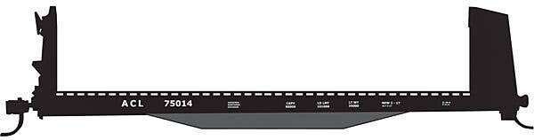 Railroad Decal Set -- Atlantic Coast Line 40′ Pulpwood Flatcar, HO, Tichy Train Group 10152