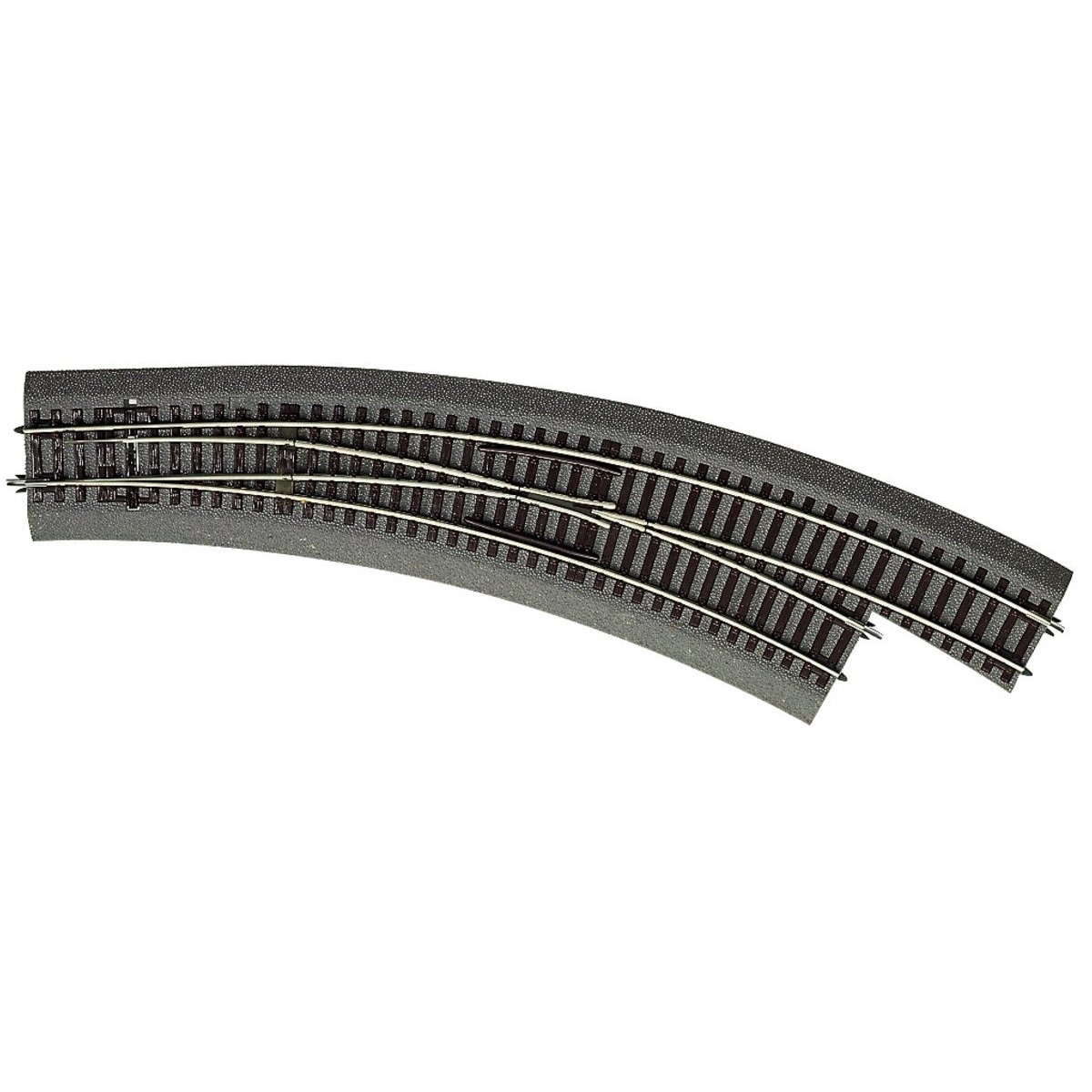 Curved turnout right -- Bogenweiche rechts -- BWr5-6 - HO - Roco 42571