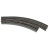 Curved turnout right -- Bogenweiche rechts -- BWr5-6 - HO - Roco 42571