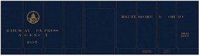 Railroad Decal Set -- Baltimore & Ohio REA Class M-15 Express Boxcar (blue car), HO, Tichy Train Group 10071