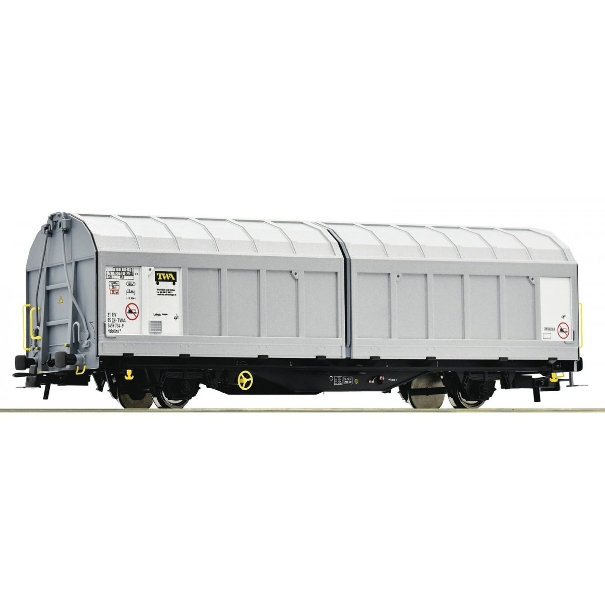 Sliding-wall wagon -- Schiebewandwagen -- Transwaggon SBB Cargo - HO - Roco Fleischmann 77495