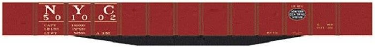 Railroad Decal Set -- New York Central USRA 46′ Gondola (black NYC System Logo), HO, Tichy Train Group 10037