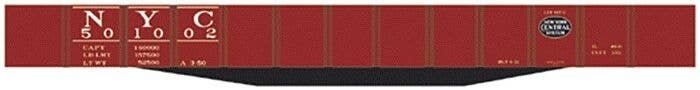 Railroad Decal Set -- New York Central USRA 46′ Gondola (black NYC System Logo), HO, Tichy Train Group 10037