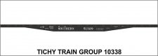 Railroad Decal Set -- Southern Railway 53`6` Steel Flatcar (black car), HO, Tichy Train Group 10338