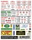 Dry Transfer Signs -- Data/Warning Labels & Commerical Signs, HO, Woodland Scenics 557