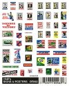 Dry Transfer Signs -- 1940s Signs & Posters, HO, Woodland Scenics 563