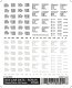 Dry Transfer Railroad Lettering Sets -- Railroad Roman Freight Car Data (white, black), HO, Woodland Scenics 601